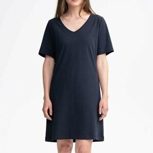 J.Jill | L | Wear Everywhere V-Neck Short Sleeve Knee Length Pullover Dress